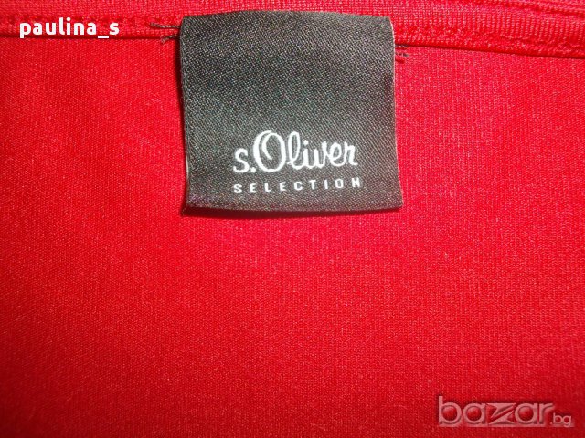 Еластична блуза с шейповaно деколте "s'Oliver" / selection original brand, снимка 8 - Корсети, бюстиета, топове - 15175993