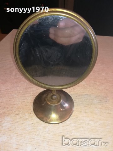 старо френско огледало-антика-мед/месинг-внос от франция, снимка 9 - Антикварни и старинни предмети - 20963710
