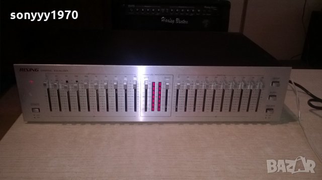 ПОРЪЧАН-rising eq-10 equalizer-made in japan-внос швеицария, снимка 5 - Ресийвъри, усилватели, смесителни пултове - 22189284