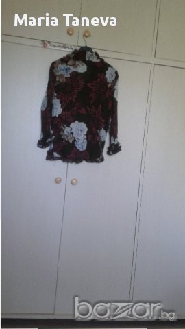 Дамска блуза /ТУНИКА/ с дълъг ръкав, коприна, снимка 2 - Туники - 15750578