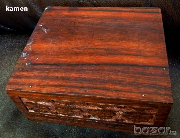 Кутия за бижута Дърворезба, снимка 5 - Антикварни и старинни предмети - 14515111
