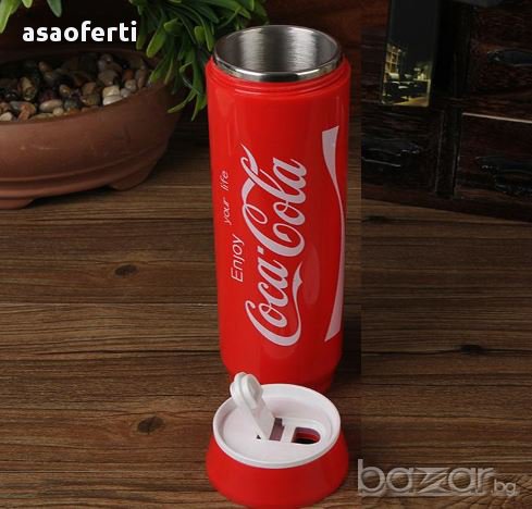 Термо чаша във формата на Coca Cola кен в Чаши в гр. София - ID18061720 —  Bazar.bg