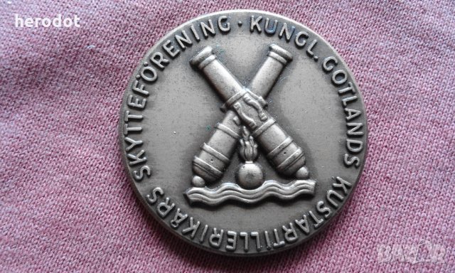 Шведски ВОЕННОМОРСКИ орден, медал, знак, плакет , снимка 1 - Нумизматика и бонистика - 25920708