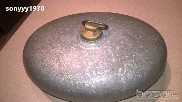 АНТИК-Ретро-плосък съд за съхранение на течности 29/20/13см, снимка 3 - Антикварни и старинни предмети - 14530538