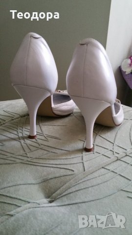 Естествена кожа, снимка 2 - Дамски обувки на ток - 24819592