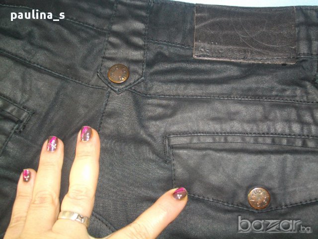 Дизайнерски панталон с кожен ефект "Kello"® / голям размер , снимка 11 - Панталони - 15475101