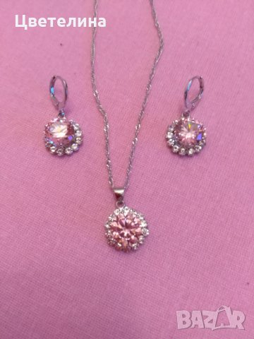 Комплекти от колие и обеци , снимка 3 - Бижутерийни комплекти - 25095565