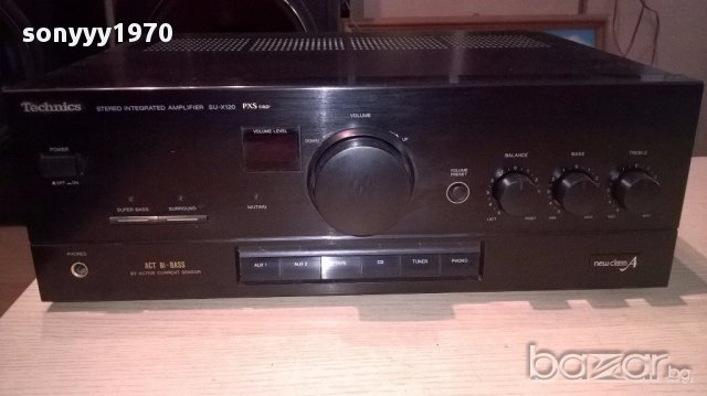 *Technics su-x120 made in japan-230w-stereo amplifier-внос швеицария, снимка 5 - Ресийвъри, усилватели, смесителни пултове - 16365784