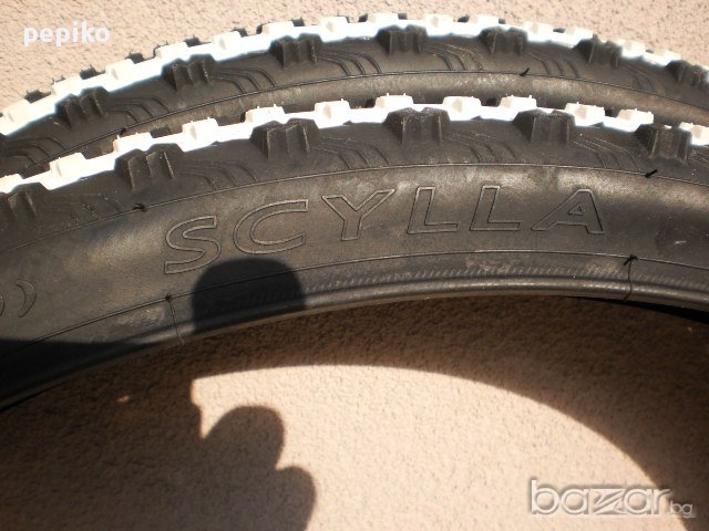 Продавам колела внос от Германия Нови външни гуми ,scilla 24 цола с два бели канта, снимка 5 - Части за велосипеди - 10138201