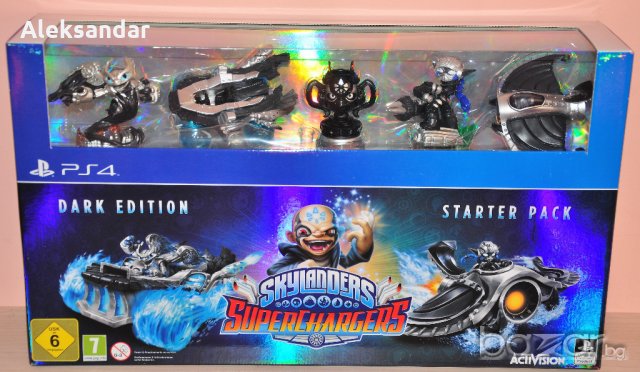 Нов ps4 Skylanders Superchargers Dark Edition Pack, снимка 2 - Игри за PlayStation - 16256606