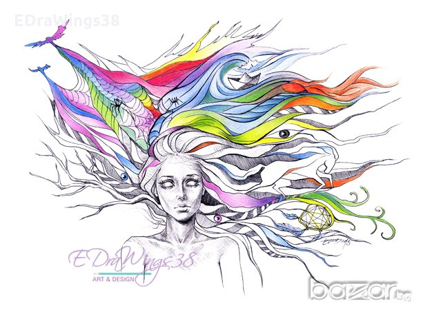 Картина Арт принт "Dreams", снимка 2 - Картини - 20738826