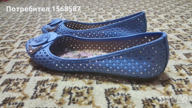Сини пролет есен ниски обувки номер 38 10 лева, снимка 2 - Дамски ежедневни обувки - 25022479