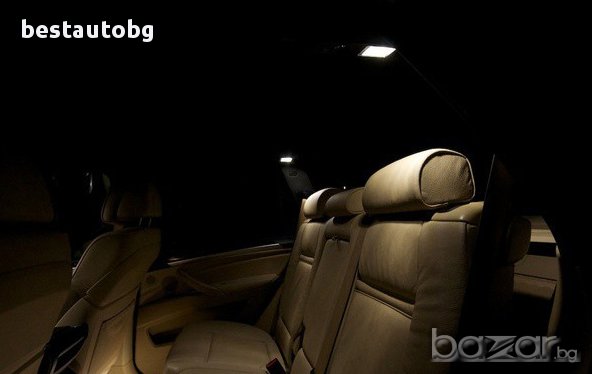 Комплект LED интериорно осветление за BMW X6 E71 (2009-2014), снимка 3 - Аксесоари и консумативи - 12248637
