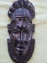 Африканска маска от абанос -по-голяма, снимка 2