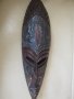  Африканска маска от абанос и мед, снимка 1 - Колекции - 23437736