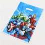 Avengers Марвел Батман Капитан Америка Хълк Отмъстителите Айрън 10 бр торбички за лакомства подарък, снимка 1