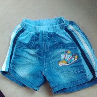 Къси дънкови панталонки, снимка 1 - Детски къси панталони - 20856012