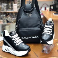 Дамски комплект спортни обувки и чанта Balenciaga код12, снимка 1 - Дамски ежедневни обувки - 25888428
