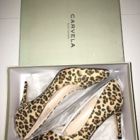 Маркови леопардови елегантни Carvela Kurt Geiger номер 38 , снимка 1 - Дамски обувки на ток - 24265681