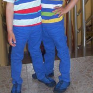 Страхотни детски сини скини дънки-размер-104-110, снимка 1 - Детски панталони и дънки - 10397659