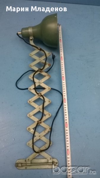 Разтегателна стара лампа, снимка 1