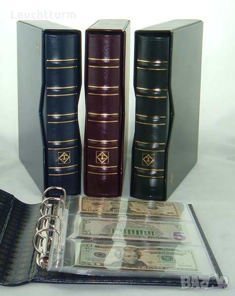  албум за банкноти Numis с касета и включени 20 листа, снимка 1