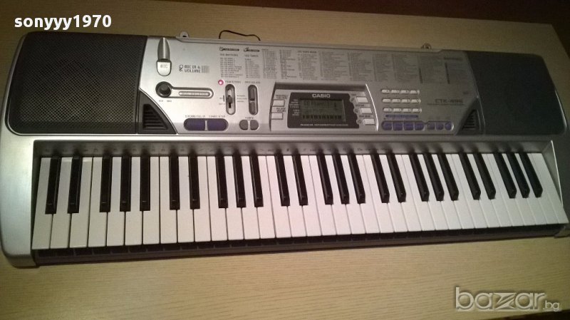 Casio ctk-496 midi-100 song bank & microphone mix-внос швеицария, снимка 1