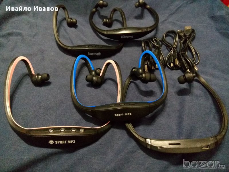 Спортен MP3 player диадема+bluetooth+FM, снимка 1