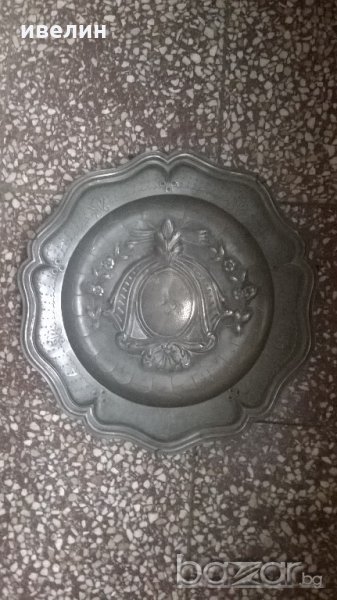 стара викторианска чиния за декорация, снимка 1