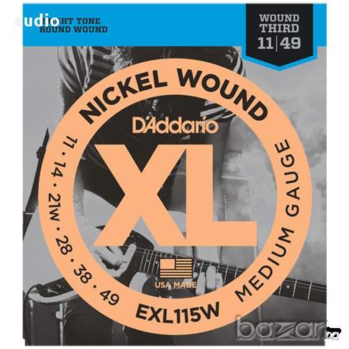 Струни D’Addario EXL115W, снимка 1