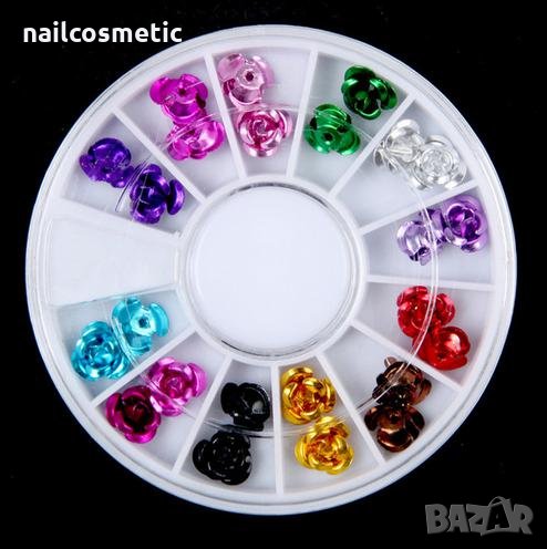 Розички в цветове металик за маникюр, снимка 1