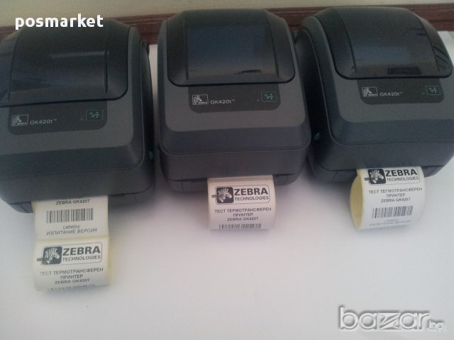  Етикетен термотрансферен принтер ZEBRA Gk420, снимка 1