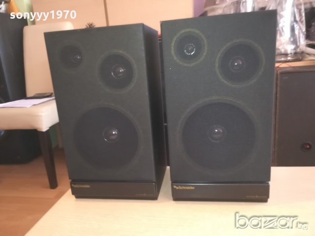 schneider 3 way hifi speakers-made in germany-внос швеицария, снимка 5 - Тонколони - 20250503
