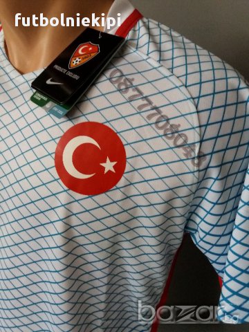 ПРОМО - Турция гостуващи бяло/сини тениски ЕВРО 2016 , снимка 5 - Спортни дрехи, екипи - 14523774