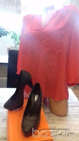 Маркови Естествени обувки + ПОДАРЪК блузка на H&M, снимка 9 - Дамски обувки на ток - 18585580