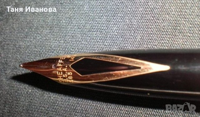 Оригинална писалка SHEAFFER U.S.A   -  14K злато, проба 585, снимка 4 - Колекции - 24583923