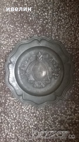 стара викторианска чиния за декорация, снимка 1 - Антикварни и старинни предмети - 20410082