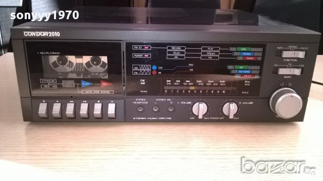 condor 2010-amplifier/deck/tuner/phono-внос швеицария, снимка 3 - Ресийвъри, усилватели, смесителни пултове - 12546027