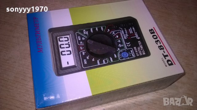 мултицет с кабели и батерия-нов, снимка 5 - Друга електроника - 24742296