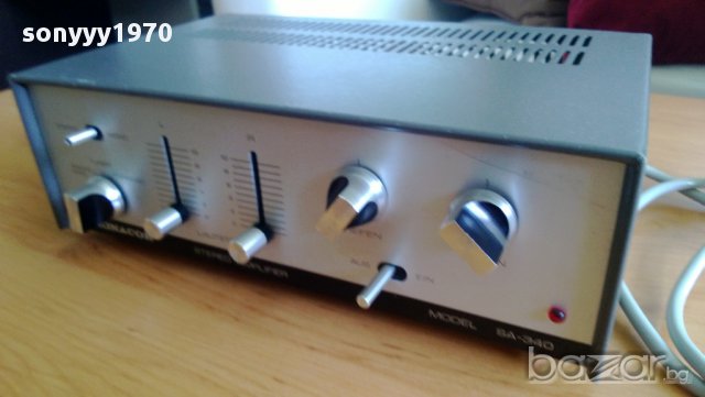 ретро stereo amplifier-внос швеицария, снимка 2 - Ресийвъри, усилватели, смесителни пултове - 10157062