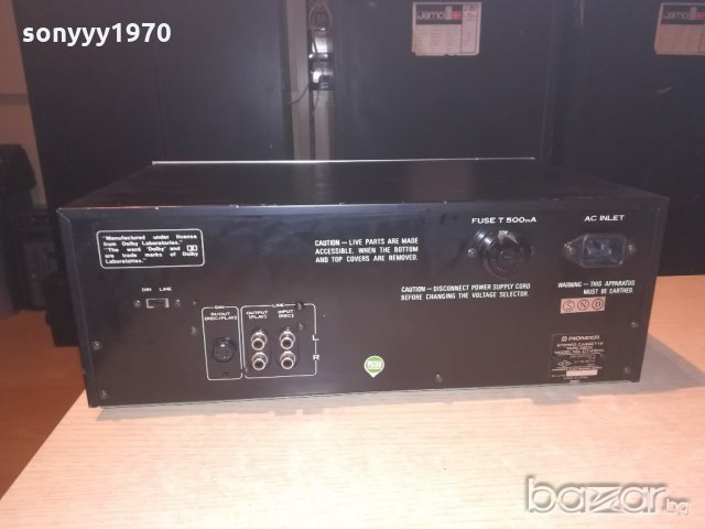 pioneer ct-f500-made in japan-внос швеицария, снимка 15 - Декове - 21147765