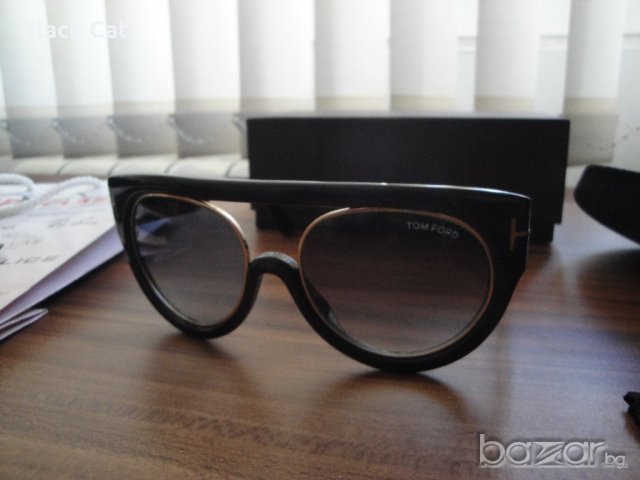 "TOM FORD ALANA" – нови оригинални маркови черни дамски слънчеви очила, снимка 9 - Слънчеви и диоптрични очила - 21165713