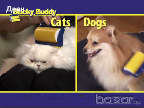 Миеща ролка за обиране на косми Sticky Buddy - код 0512, снимка 5 - Други - 13310746