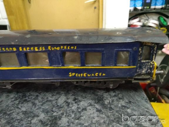 Голям дървено метален вагон, снимка 3 - Колекции - 19867771