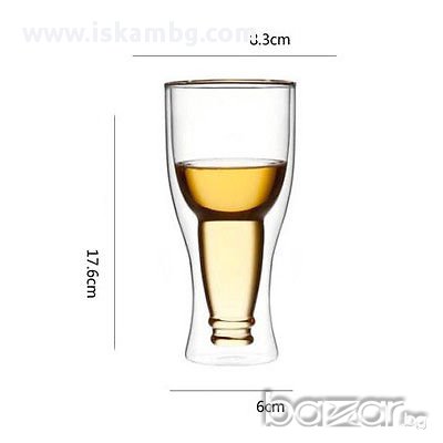 Чаша обърната бирена бутилка - код 1121, снимка 9 - Чаши - 13297995