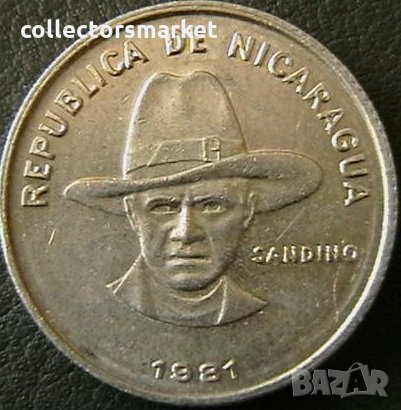 10 центаво 1981, Никарагуа, снимка 2 - Нумизматика и бонистика - 21488469