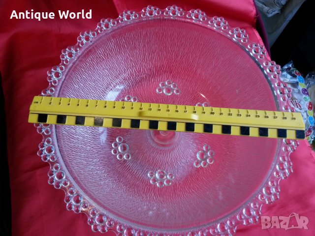 Огромна Шведска Купа ,Фрктиера Кристално Стъкло, снимка 6 - Антикварни и старинни предмети - 25220324