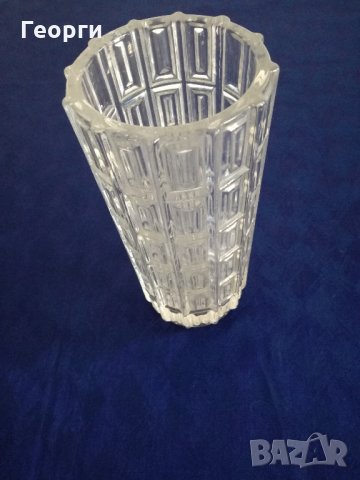 Кристална ваза  , снимка 2 - Вази - 22845667