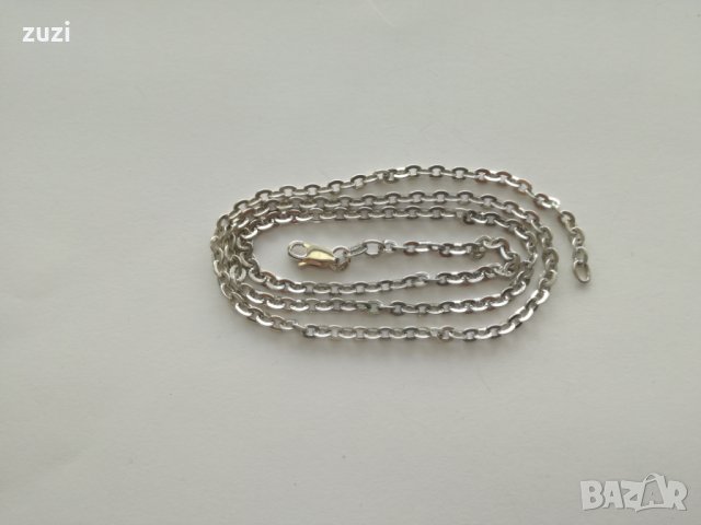Италиански сребърен синджир - 925 сребро, снимка 1 - Колиета, медальони, синджири - 25940339