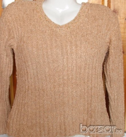 Нежна плетена блузка, М , снимка 3 - Блузи с дълъг ръкав и пуловери - 18362717
